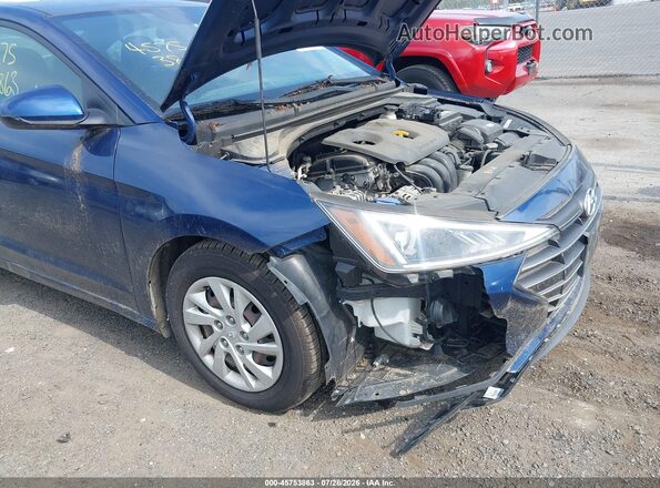 5NPD74LF7KH481164 2019 HYUNDAI ELANTRA Blue 