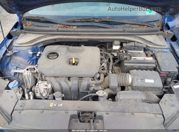 5NPD74LF7KH481164 2019 HYUNDAI ELANTRA Blue Rear view