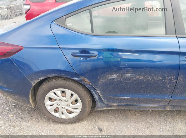 5NPD74LF7KH481164 2019 HYUNDAI ELANTRA Blue 