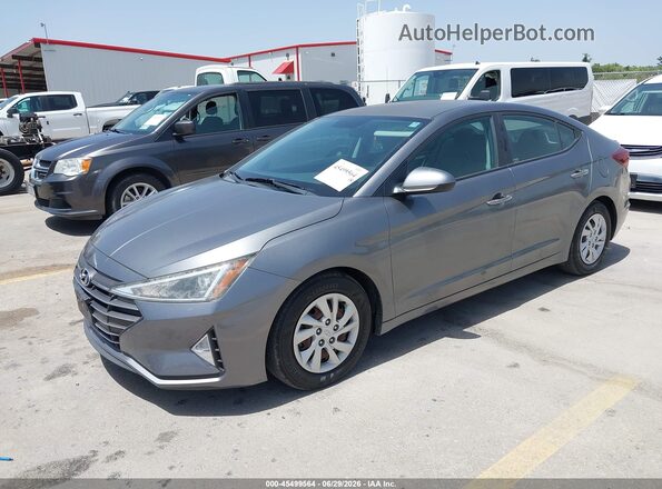 5NPD74LF7KH486042 2019 HYUNDAI ELANTRA Gray Przód lewy