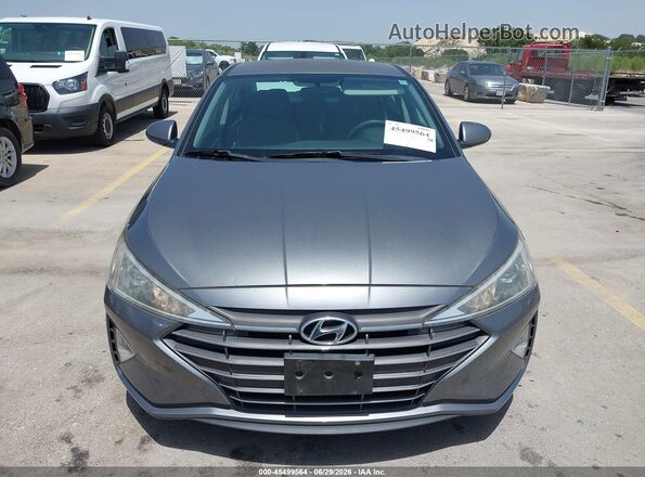 5NPD74LF7KH486042 2019 HYUNDAI ELANTRA Gray Widok zestawu wskaźników