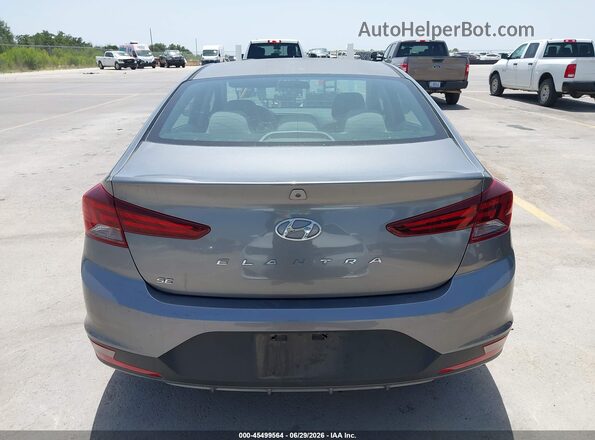 5NPD74LF7KH486042 2019 HYUNDAI ELANTRA Gray 