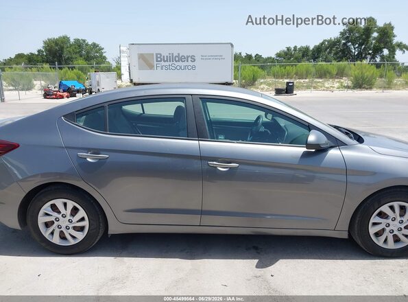 5NPD74LF7KH486042 2019 HYUNDAI ELANTRA Gray Widok wnętrza z tyłu