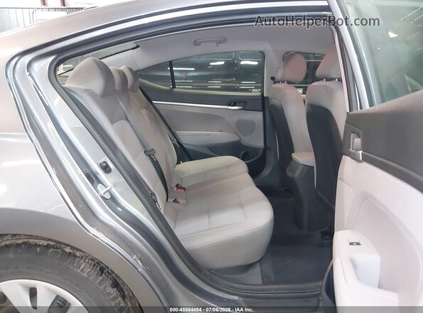 5NPD74LF7KH493024 2019 HYUNDAI ELANTRA Gray Vista de la etiqueta del VIN
