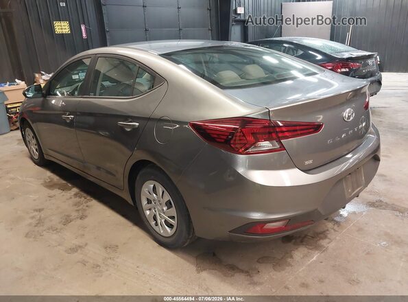 5NPD74LF7KH493024 2019 HYUNDAI ELANTRA Gray Trasero izquierdo