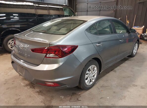 5NPD74LF7KH493024 2019 HYUNDAI ELANTRA Gray Trasero derecho