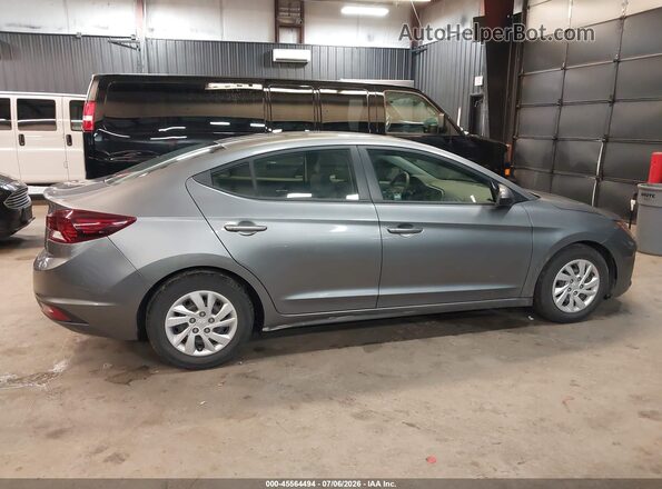 5NPD74LF7KH493024 2019 HYUNDAI ELANTRA Gray 
