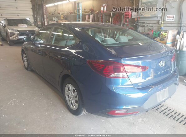 5NPD74LF7KH497607 2019 HYUNDAI ELANTRA Blue Задня ліва чверть