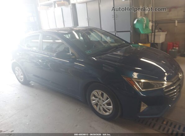 5NPD74LF7KH497607 2019 HYUNDAI ELANTRA Blue Вид задньої частини салону