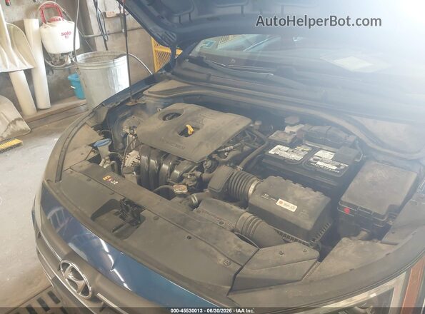 5NPD74LF7KH497607 2019 HYUNDAI ELANTRA Blue Вид ззаду