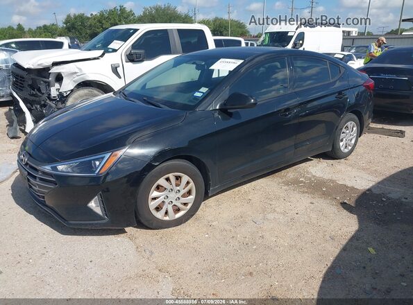 5NPD74LF7KH497896 2019 HYUNDAI ELANTRA Черный Передняя левая четверть