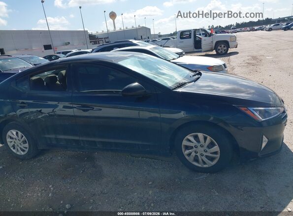 5NPD74LF7KH497896 2019 HYUNDAI ELANTRA Черный Вид задней части салона