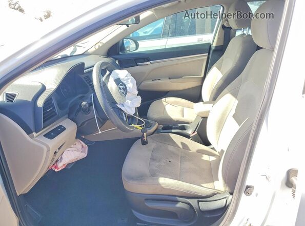 5NPD74LF7LH515671 2020 HYUNDAI ELANTRA White წინა სალონის ხედი