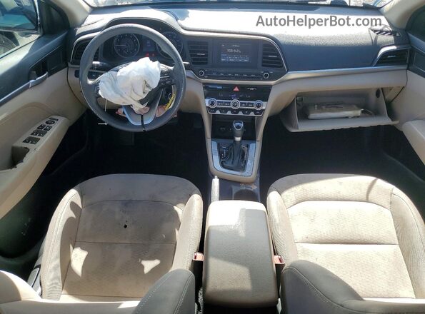 5NPD74LF7LH515671 2020 HYUNDAI ELANTRA White წინა პანელის ხედი