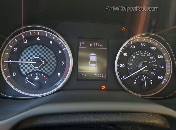 5NPD74LF7LH515671 2020 HYUNDAI ELANTRA White ხელსაწყოთა პანელის ხედი