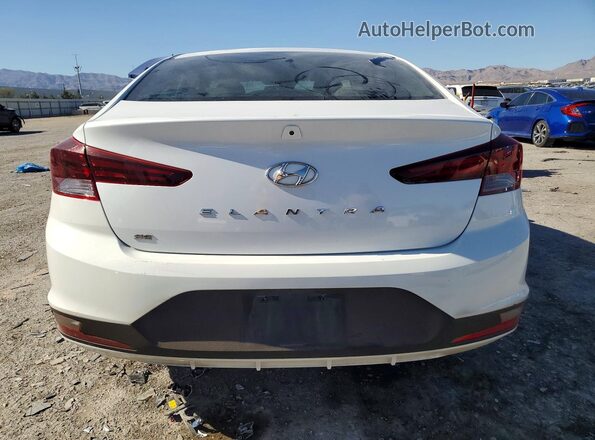 5NPD74LF7LH515671 2020 HYUNDAI ELANTRA White უკანა ხედი