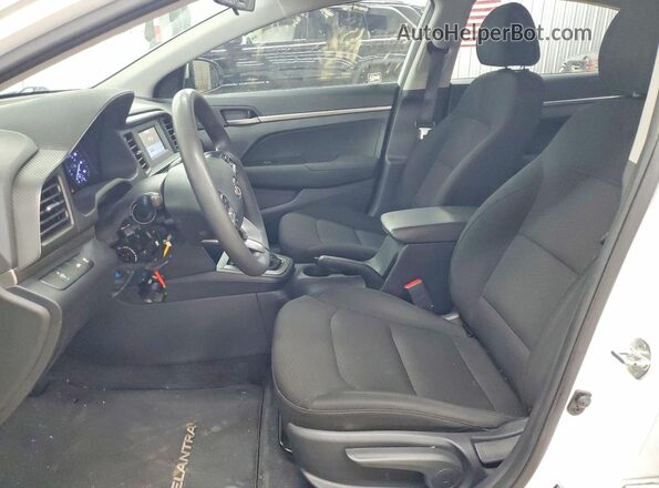 5NPD74LF7LH521616 2020 HYUNDAI ELANTRA White Vista interior delantera
