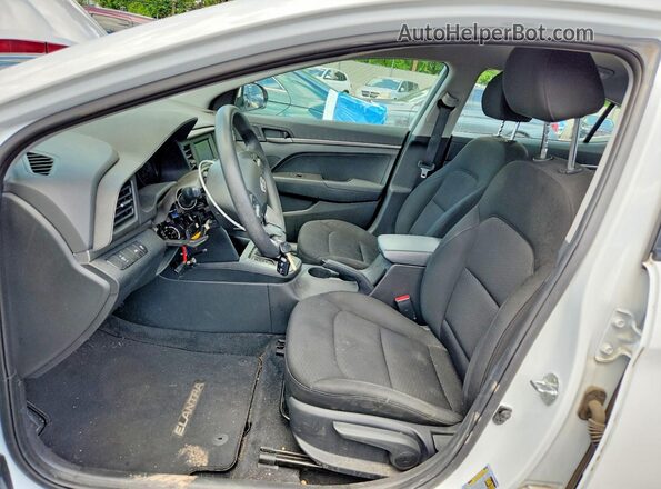 5NPD74LF7LH529764 2020 HYUNDAI ELANTRA White Вид салону спереду