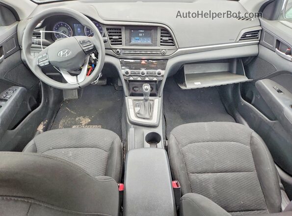 5NPD74LF7LH529764 2020 HYUNDAI ELANTRA White Вид панелі приладів