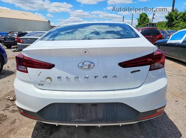5NPD74LF7LH529764 2020 HYUNDAI ELANTRA White Вид ззаду