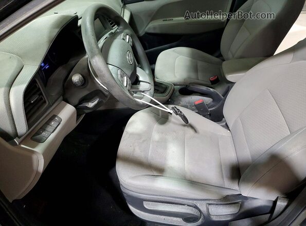5NPD74LF7LH558455 2020 HYUNDAI ELANTRA Серый Вид салона спереди