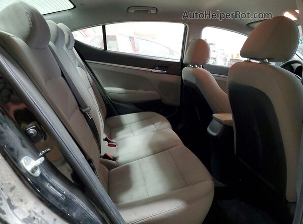 5NPD74LF7LH558455 2020 HYUNDAI ELANTRA Серый Вид задних сидений