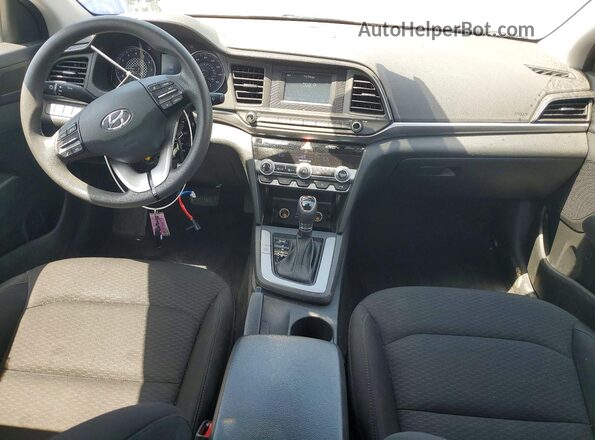 5NPD74LF7LH590029 2020 HYUNDAI ELANTRA White Вид панелі приладів