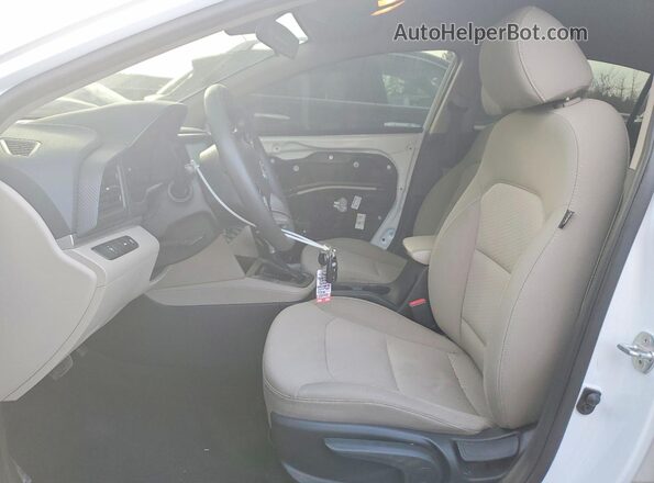 5NPD74LF7LH592590 2020 HYUNDAI ELANTRA White Vista interior delantera