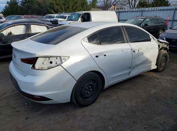 5NPD74LF7LH592590 2020 HYUNDAI ELANTRA White Trasero derecho