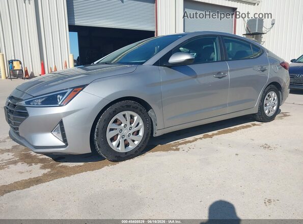 5NPD74LF7LH600901 2020 HYUNDAI ELANTRA Silver Vista tres cuartos delantera izquierda