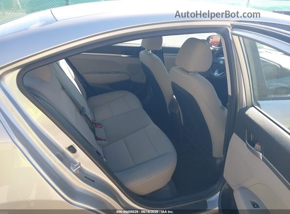 5NPD74LF7LH600901 2020 HYUNDAI ELANTRA Silver Vista de la etiqueta del VIN