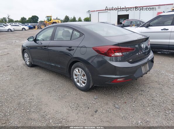 5NPD74LF7LH601384 2020 HYUNDAI ELANTRA Gray უკანა მარცხენა