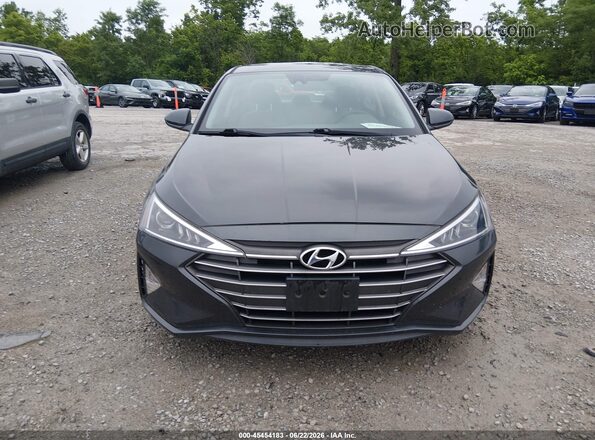 5NPD74LF7LH601384 2020 HYUNDAI ELANTRA Gray ხელსაწყოთა პანელის ხედი