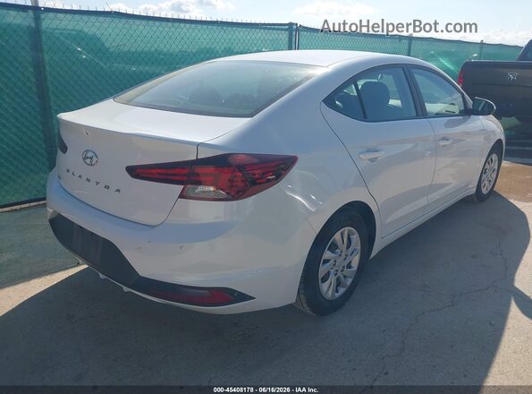 5NPD74LF7LH602177 2020 HYUNDAI ELANTRA White უკანა მარჯვენა
