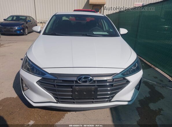 5NPD74LF7LH602177 2020 HYUNDAI ELANTRA White უკანა სალონის ხედი