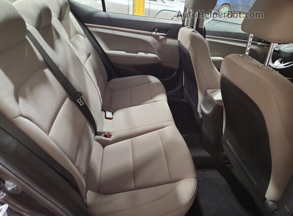 5NPD74LF7LH603393 2020 HYUNDAI ELANTRA Серый Вид задних сидений