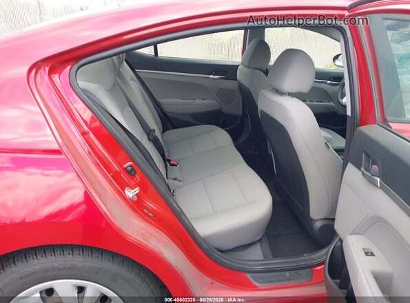 5NPD74LF7LH606441 2020 HYUNDAI ELANTRA Red Vista de la etiqueta del VIN