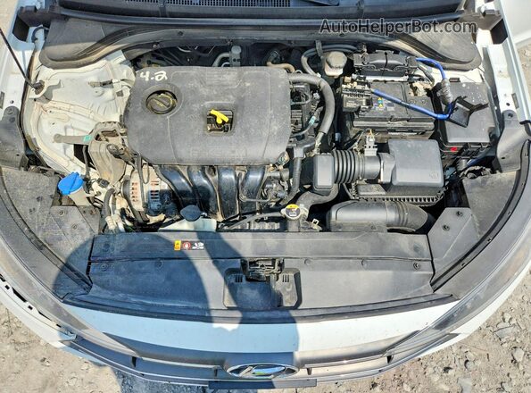 5NPD74LF7LH606777 2020 HYUNDAI ELANTRA White VIN კოდის სტიკერის ხედი