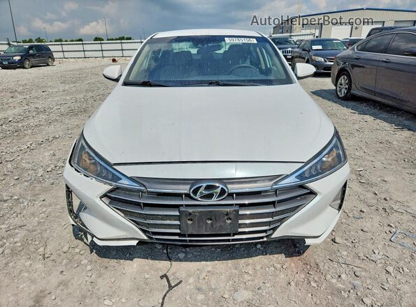 5NPD74LF7LH606777 2020 HYUNDAI ELANTRA White წინა ხედი
