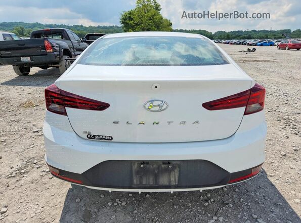 5NPD74LF7LH606777 2020 HYUNDAI ELANTRA White წინა სალონის ხედი