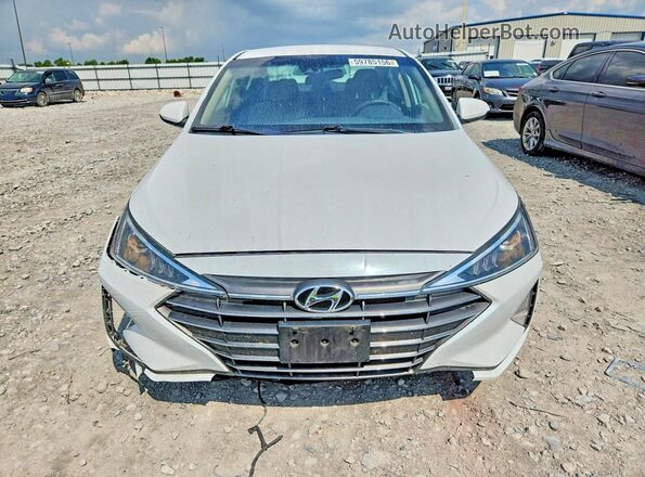 5NPD74LF7LH606777 2020 HYUNDAI ELANTRA White უკანა ხედი