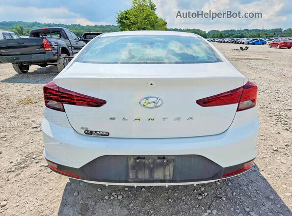 5NPD74LF7LH606777 2020 HYUNDAI ELANTRA White წინა პანელის ხედი