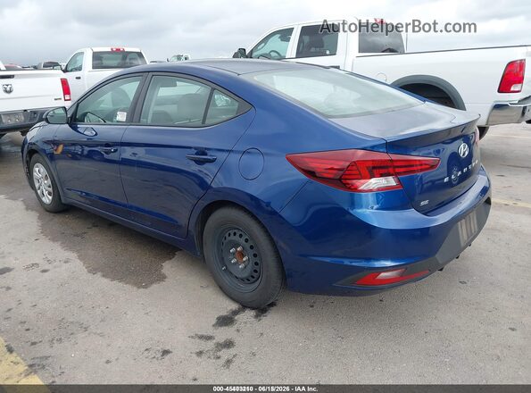5NPD74LF7LH610909 2020 HYUNDAI ELANTRA Blue Задня ліва чверть