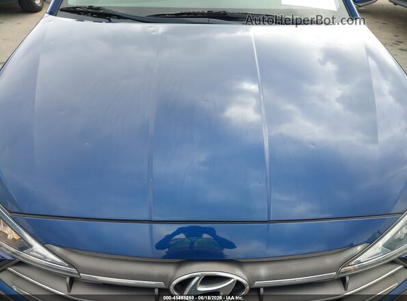 5NPD74LF7LH610909 2020 HYUNDAI ELANTRA Blue Вид спереду