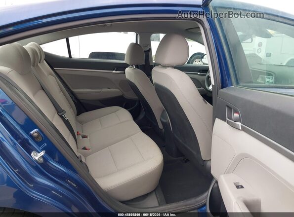 5NPD74LF7LH610909 2020 HYUNDAI ELANTRA Blue Вид наклейки з VIN-кодом