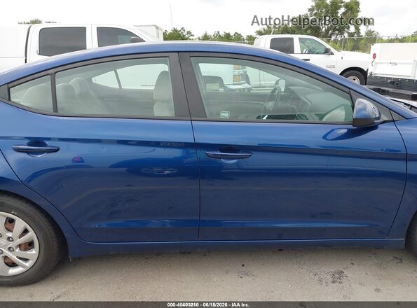 5NPD74LF7LH610909 2020 HYUNDAI ELANTRA Blue Панорамний вид салону 360°