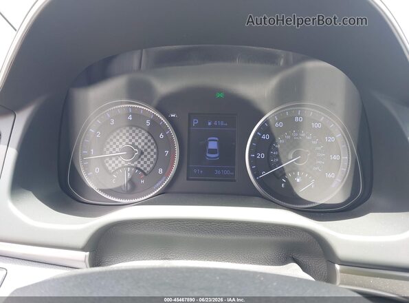 5NPD74LF7LH611252 2020 HYUNDAI ELANTRA White Widok tylnych siedzeń