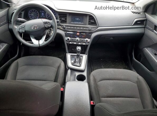 5NPD74LF7LH611509 2020 HYUNDAI ELANTRA Black Առջևի վահանակի տեսք