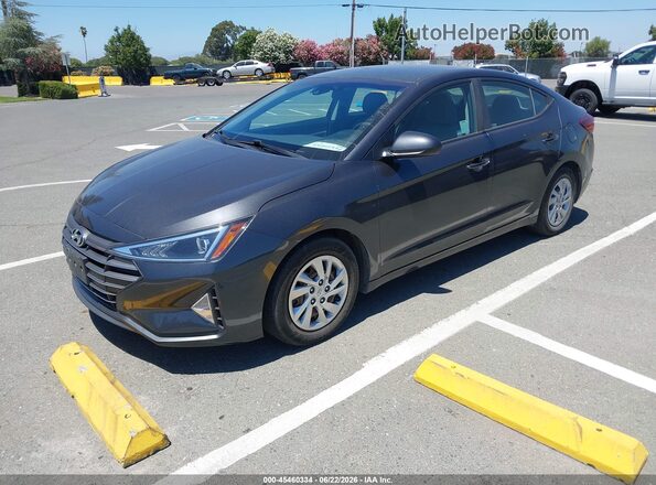 5NPD74LF7LH611946 2020 HYUNDAI ELANTRA Gray Передня ліва чверть