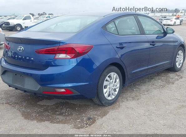 5NPD74LF7LH612675 2020 HYUNDAI ELANTRA Blue Задня права чверть